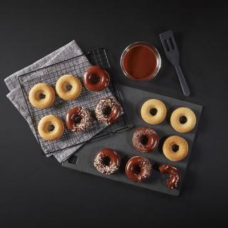  Recipe for Chocolate Glazed Baked Doughnuts - Vegan and Gluten Free