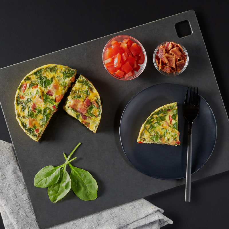 Pressure Cooker Spinach and Pepper Frittata - 1