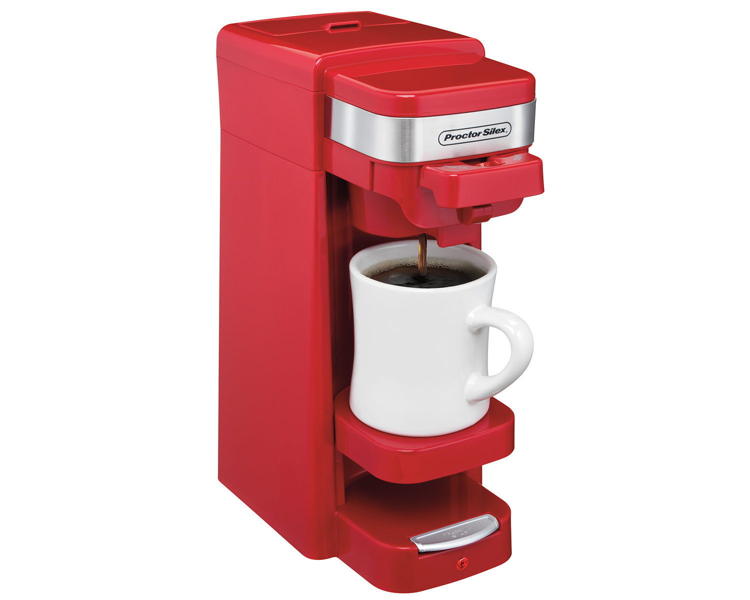 SingleServe Coffee Maker (red)49977 Proctor Silex Canada